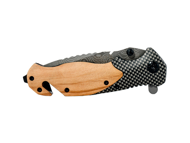 Foldable Knife Damascus Pattern D-X50