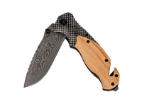 Foldable Knife Damascus Pattern D-X50