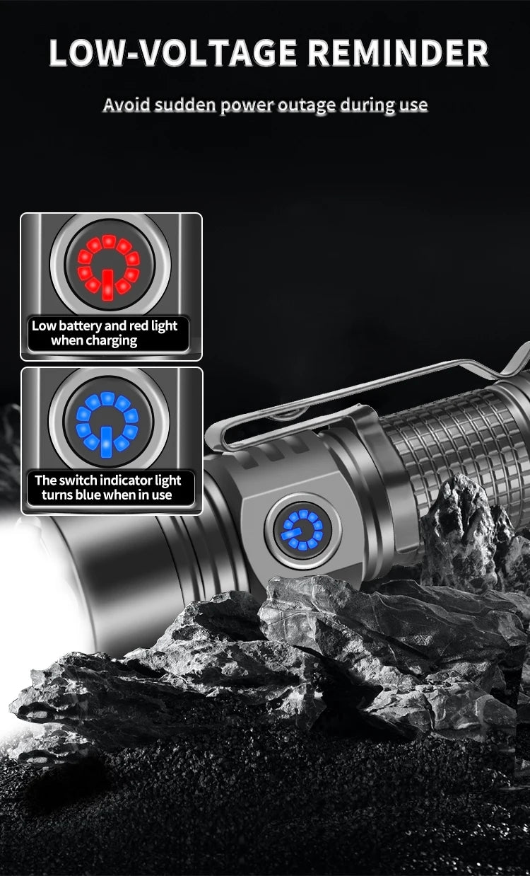 1000 Lumens Tactical Flashlight