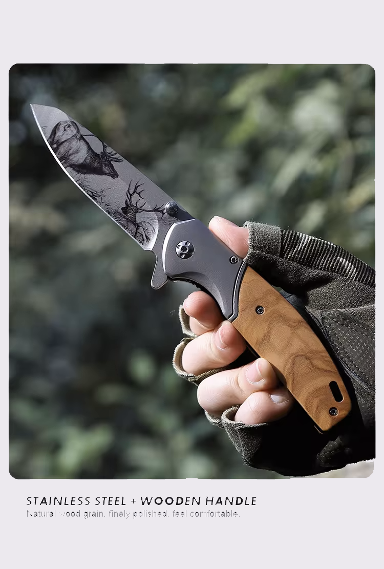 Elk Motive Folding Knife CM98