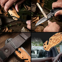Foldable Knife Damascus Pattern D-X50