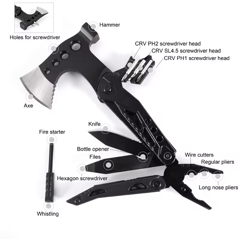 Multi 15 in 1 Survival Tool  MQ048