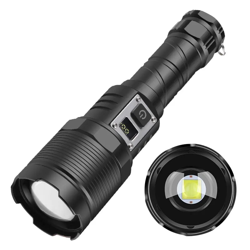 30W Rechargeable LED Flashlight