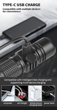 1000 Lumens Tactical Flashlight