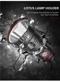 8000 Lumens LED Flashlight