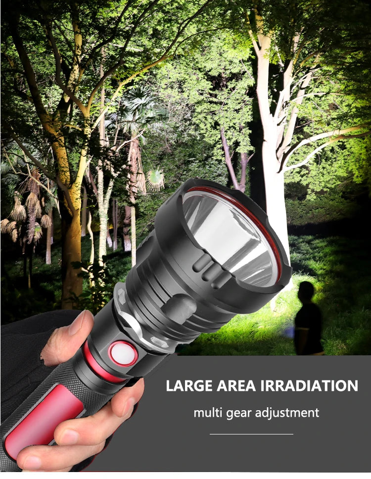8000 Lumens LED Flashlight