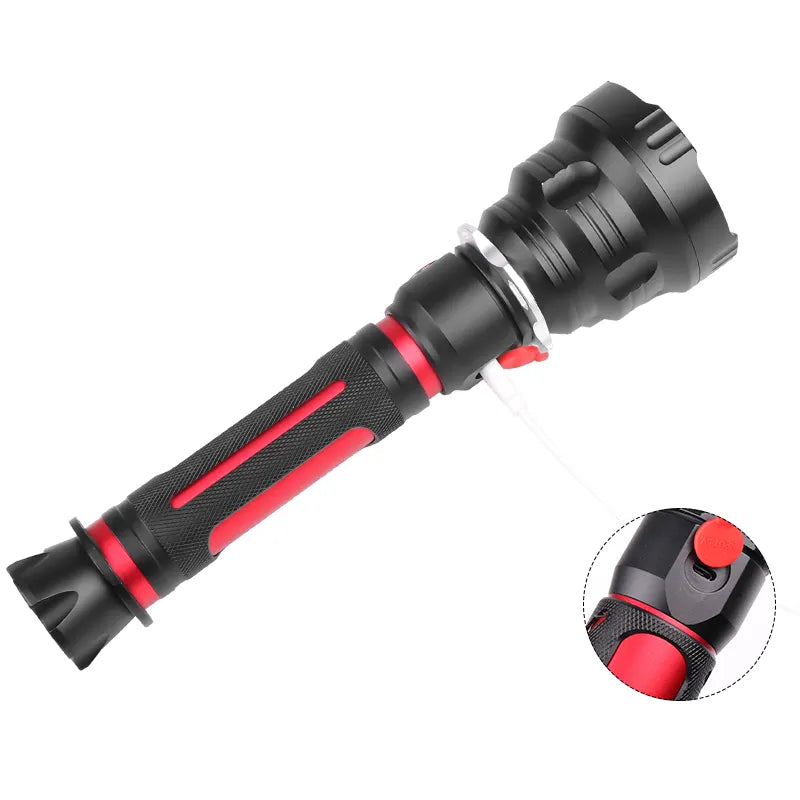 8000 Lumens LED Flashlight