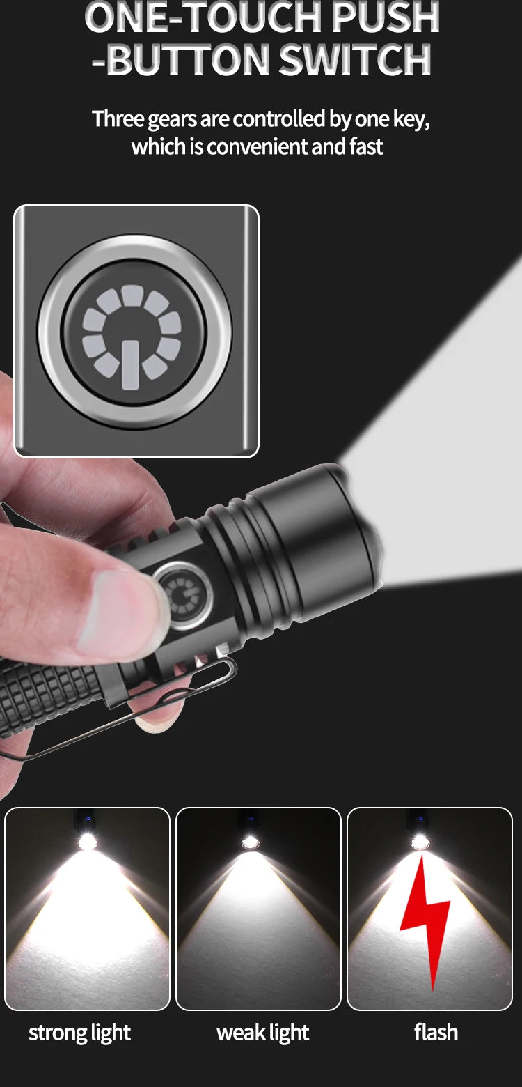 1000 Lumens Tactical Flashlight