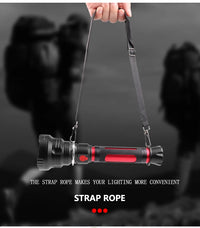 8000 Lumens LED Flashlight
