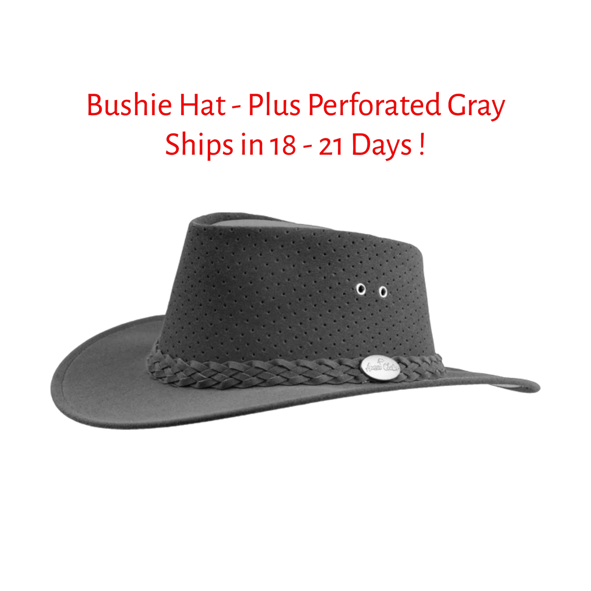 Bushie Hat - Plus Perforated LIMITED EDITION